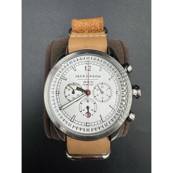 Jack Mason Nautical Chronograph Men's Watch Model JM-N102-108 Sapphire Crystal M - Picture 1 of 9